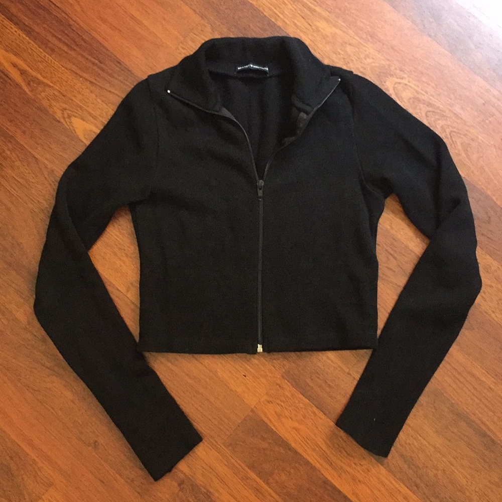 Brandy Melville black cropped L/S